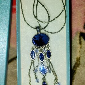 Elegant Purple Gemstone Necklace